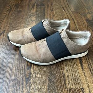 Vionic Womens 9 Cosmic Codie Leather Slip On Sneaker Comfort Shoes